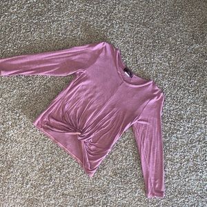 Mauve crop top size small